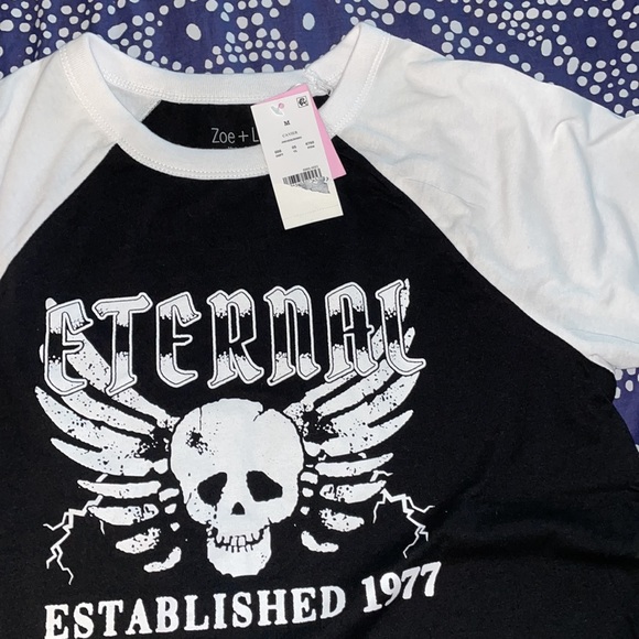 Zoe + Liv Cropped Shirt - Eternal Established 1977 - Picture 6 of 6